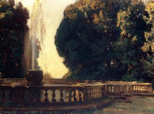 Villa Torlonia, Fuente — John Singer Sargent, Realism
