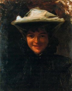 Portrait Of A Lady In Hat — Ignacio Díaz Olano