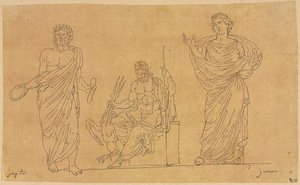 Gods And Goddess — Jacques-louis David, Neoclassical Style