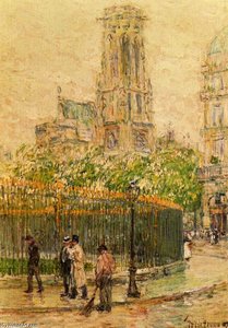 St. Germain L'auxerrois — Frederick Childe Hassam