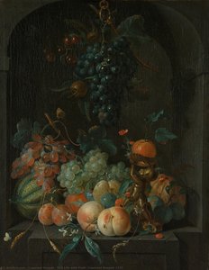 Still Life with Fruit, Coenraet Roepel, 1721