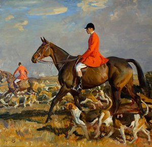 The 6th Earl Winterton, Mfh — Sir Alfred James Munnings, Impressionistic Realism