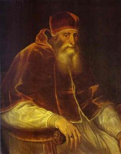 Portrait Of Pope Paul Iii — Titian