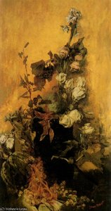 Stilleben Mit Rosen — Hans Makart