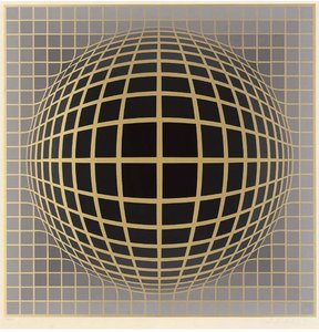Abstract Composition 9 — Victor Vasarely, Op Art
