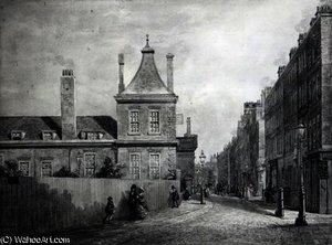 Montague House, Bloomsbury, London — George Johann Scharf (george The Elder Scharf)