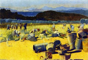 Grape Harvest (var) — Henri Edmond Cross