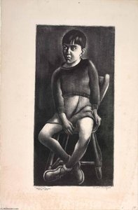 Boy Resting — Mabel Dwight