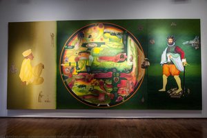 Gandhi And Gama — Gulammohammed Sheikh