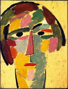 Mystical Head: Anika — Alexej Von Jawlensky, Expressionism