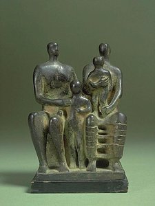 Family Group, Maquette No. 4 — Henry Moore