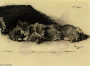 Susan the huntress', an illustration from an artist's models