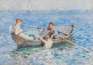Study For „august Blue“ — Henry Scott Tuke