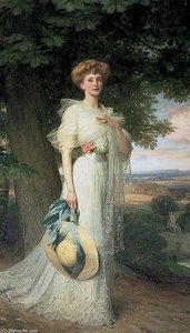 Joan Marion Neville — Frank Dicksee