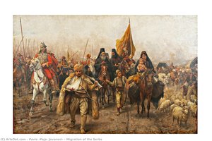 Migration Of The Serbs — Paja Jovanović, Realism