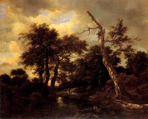 Marshy Woodland Landscape — Jacob Isaackszoon Van Ruisdael