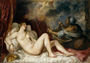 Dánae Y La Lluvia De Oro — Tiziano, Barroco