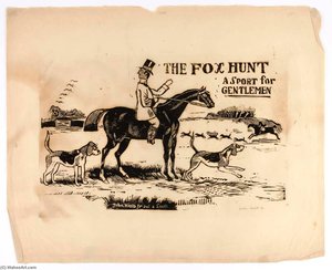 The Fox Hunt, A Sport For Gentlemen — Jr John Held