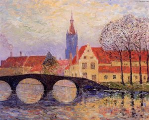 The Leguenay Bridge — Maxime Emile Louis Maufra