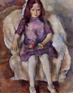 Little Girl with a Bouquet
