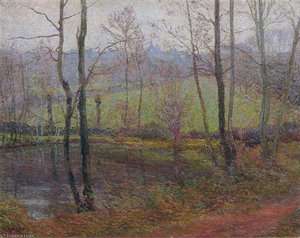 Wooded Landscape — Gustave Loiseau