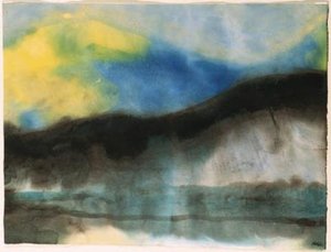 Mountain On A Lake — Emile Nolde