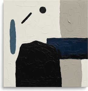 Monolithische Schichten: Eine Singuläre Studie Von Gewicht Und Stillen Architektonischen Schatten — Laurent Fabre, Neo-abstrakte Kunst