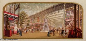 The Exhibition At The Crystal Palace — George Baxter