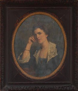 Mrs. Emily Dorothy Ammann, The Artist's Niece — Herman Hartwich