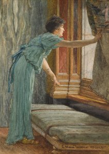 Expectation (impatient) — Lawrence Alma-tadema