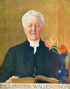 Portrait Of Paul Petter Waldenström — Carl Larsson