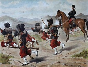 The 20th Bombay Native Infantry Field Firing