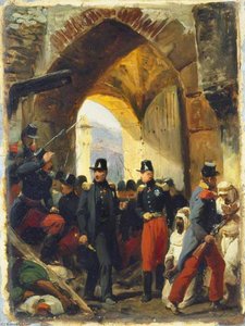 The Duc De Nemours Entering Constantine — Emile Jean Horace Vernet, Romanticism