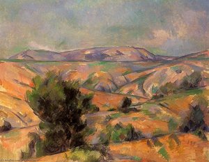 Mount Sainte-victoire Seen From Gardanne — Paul Cézanne, Post-impressionism