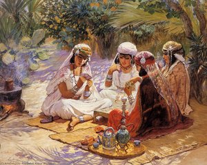 The Card Players — Frederick Arthur Bridgman
