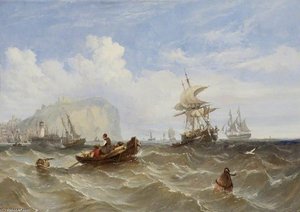 Pilot Boats Off Dover — Adolphus Knell