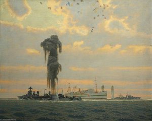 Rescue Of The Hospital Ship 'aba' By Hms 'coventry' — Charles Pears