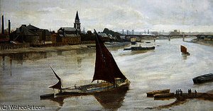 Towards Battersea — Walter Greaves