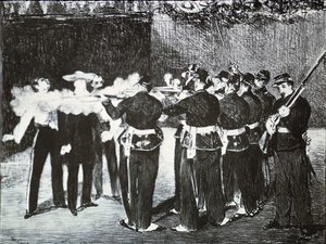 L'execution De Maximilien — Édouard Manet, Realist Impression