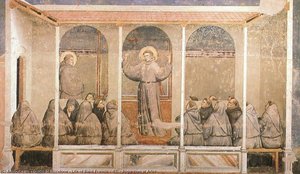 Life Of Saint Francis - [03] - Apparition At Arles — Giotto Di Bondone