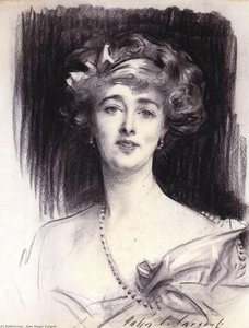Daisy, Princess Of Pless — John Singer Sargent, Loose Impressionistic Portrait