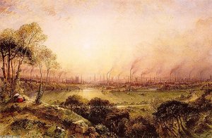 Manchester From Kersal Moor — William Wyld