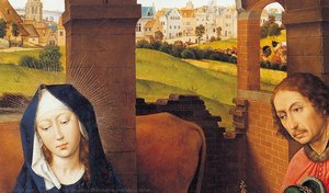 St Columba Altarpiece (detail) — Rogier Van Der Weyden, Early Netherlandish Renaissance