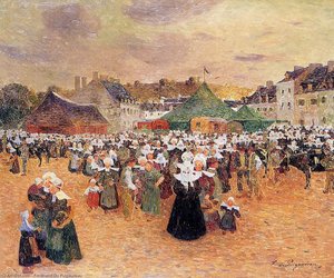 The Fair At Pont-aven — Ferdinand Du Puigaudeau