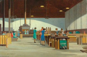Re Forming Shell Cases (the Lms At War Series) — Norman Wilkinson