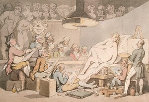 Life Class — Thomas Rowlandson