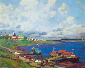 Morning In Uglich — Konstantin Yuon