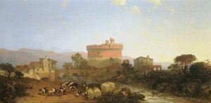 The Mausoleum Of Plautus Lucanus — David Roberts