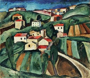 Near Siena — Pyotr Konchalovsky