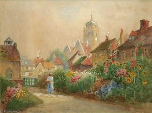 Village Scene — Rose Maynard Barton